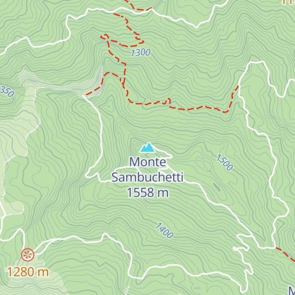 Map of Monte Sambuchetti