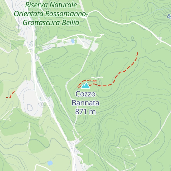 Map of Cozzo Bannata