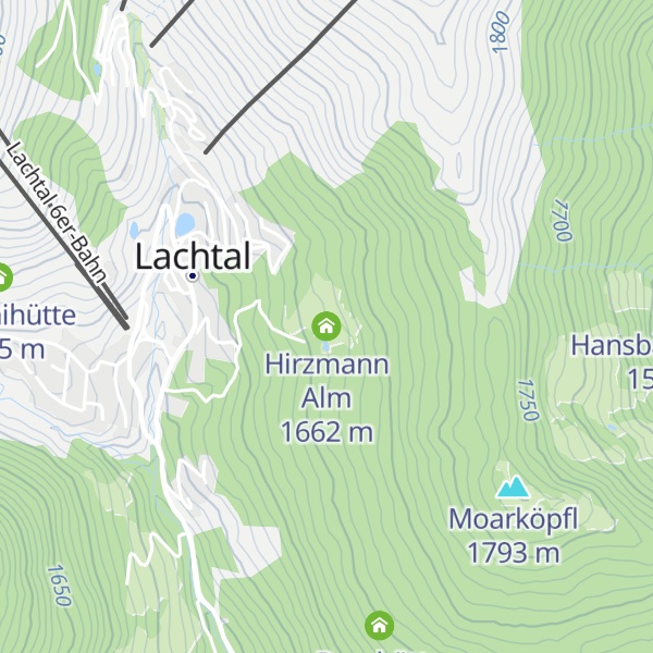 Map of Hirzmann Alm