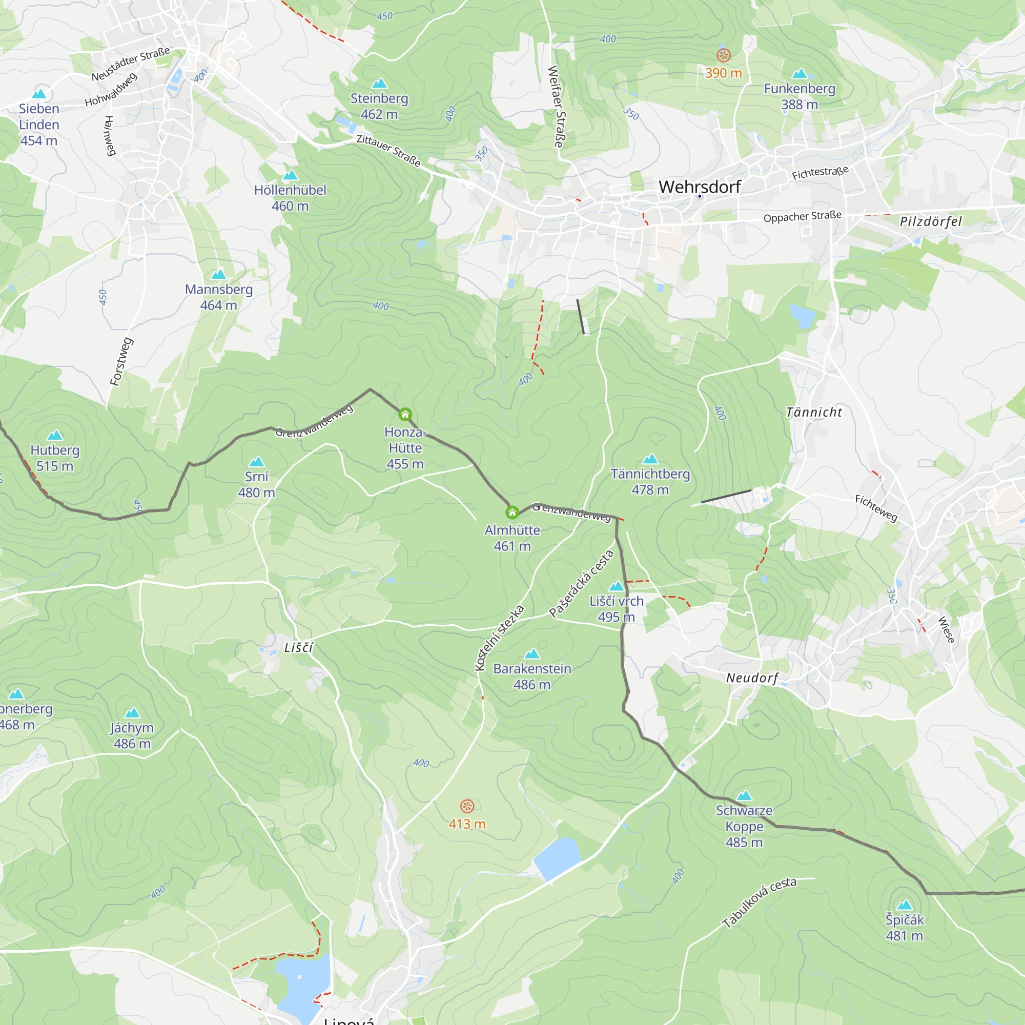 Almhütte map
