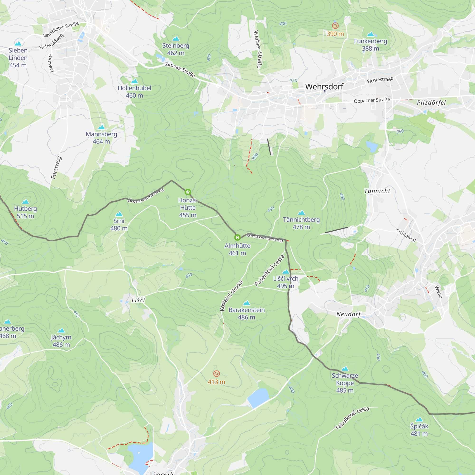 Almhütte map