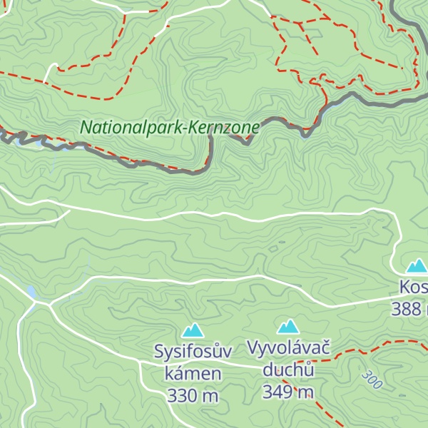 Map of Křinický kostel