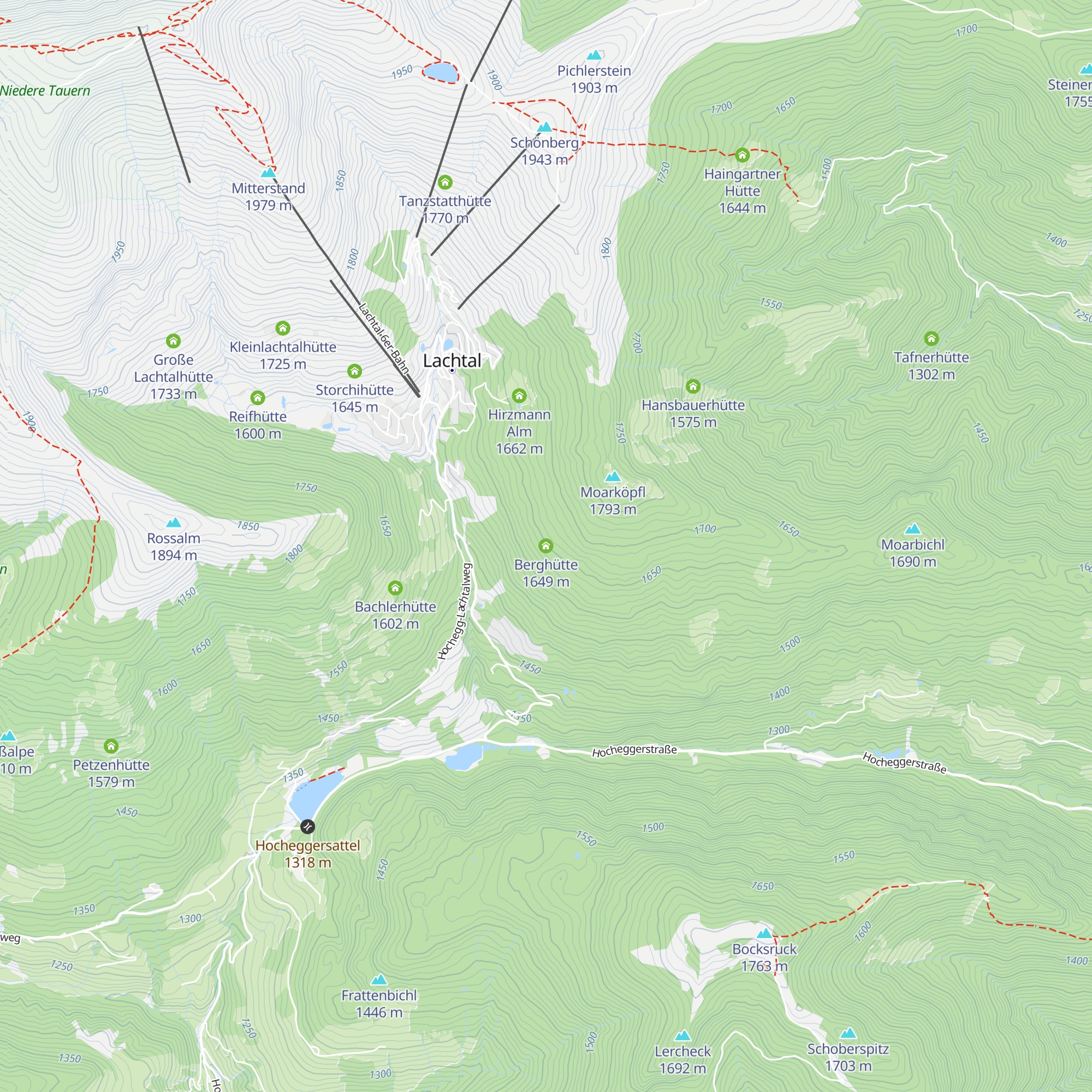 Berghütte map