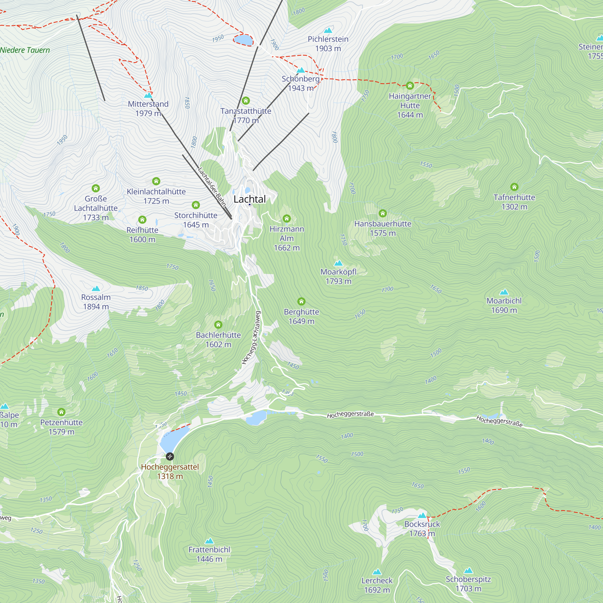Berghütte map