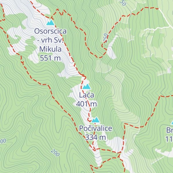 Map of Laća