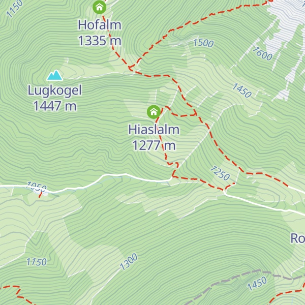 Map of Hiaslalm Jhtt.