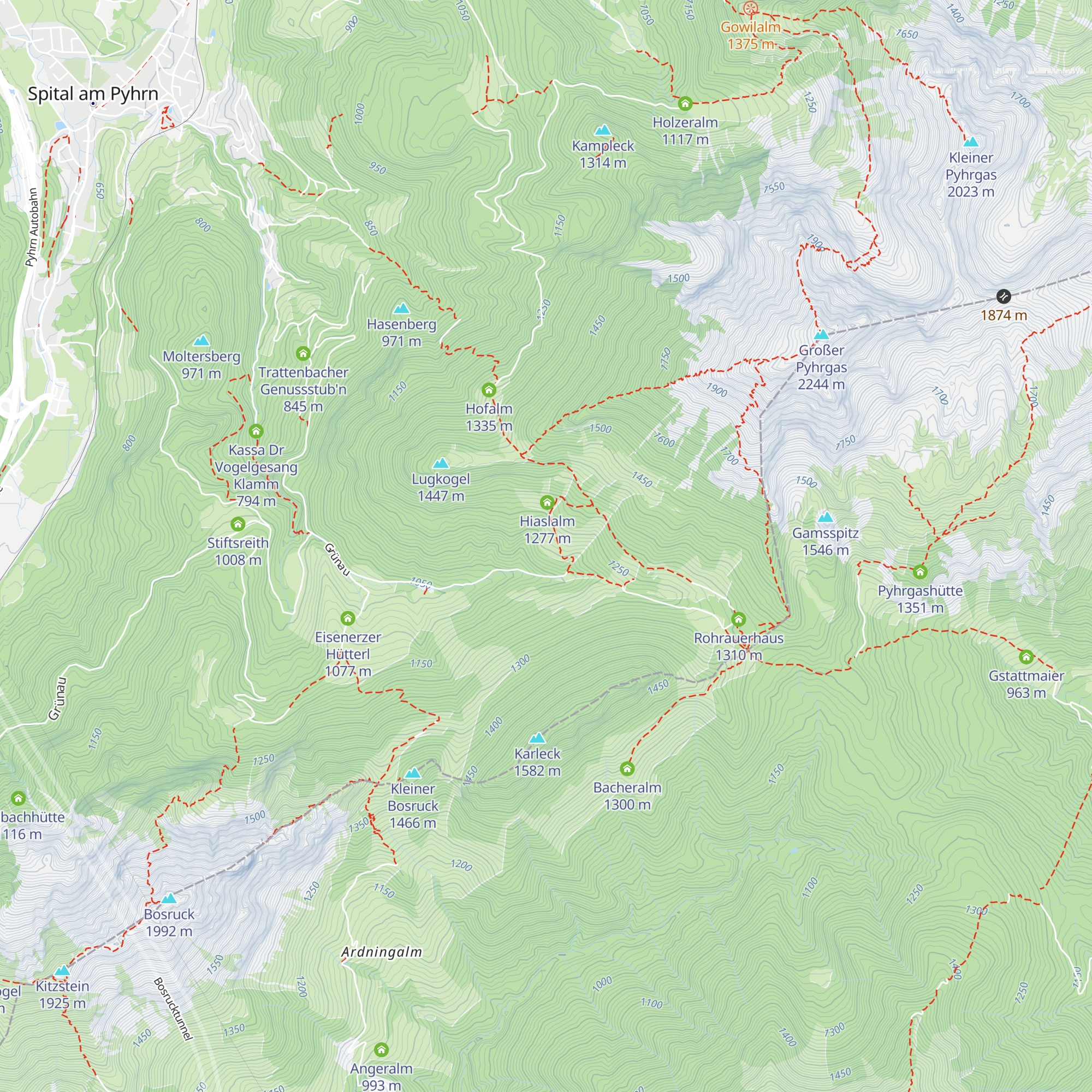 Hiaslalm Jhtt. map