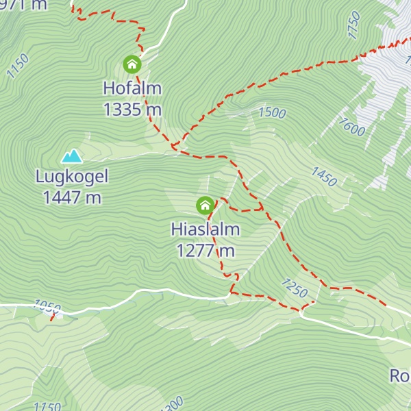 Map of Hiaslalm