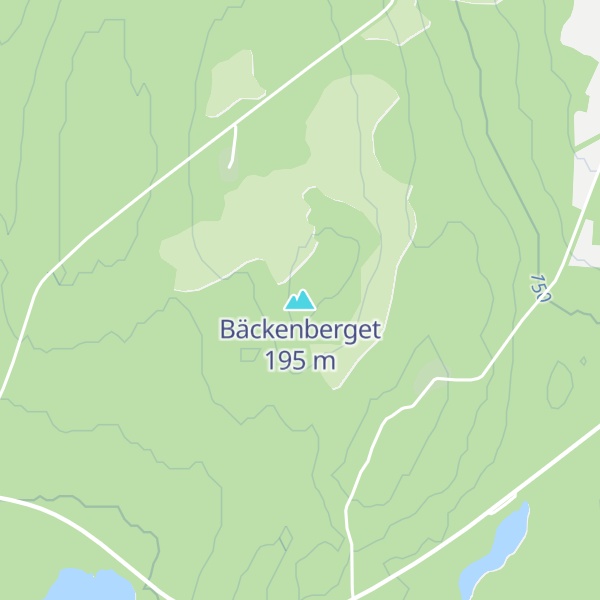 Map of Bäckenberget