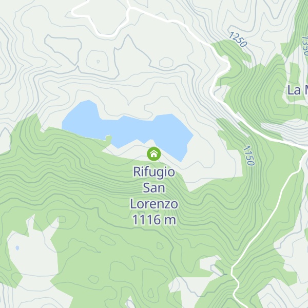 Map of Rifugio San Lorenzo