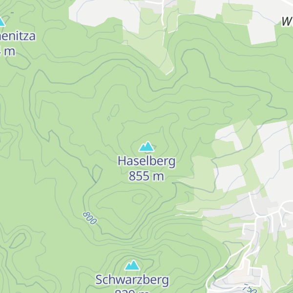 Map of Haselberg
