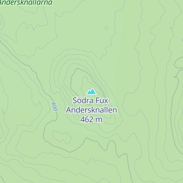 Map of Södra Fux-Andersknallen