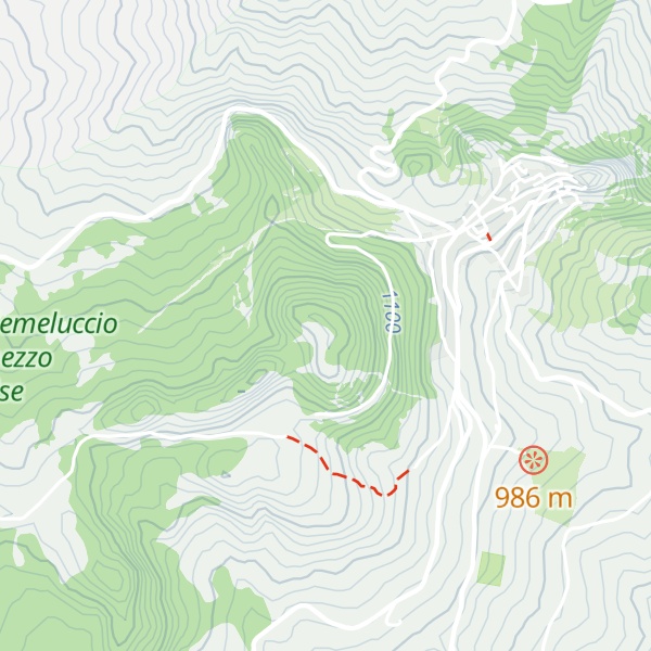 Map of Monte Saraceno