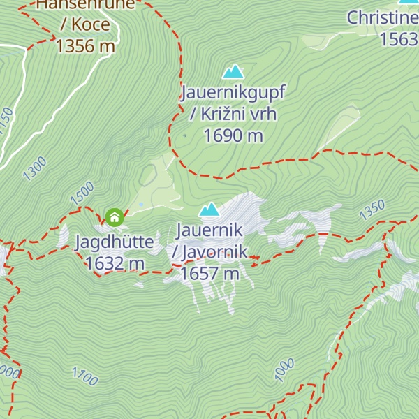 Map of Jauernik / Javornik