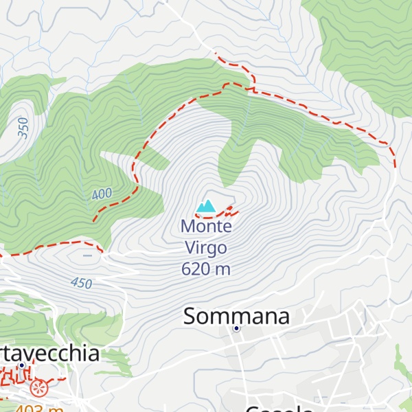 Map of Monte Virgo
