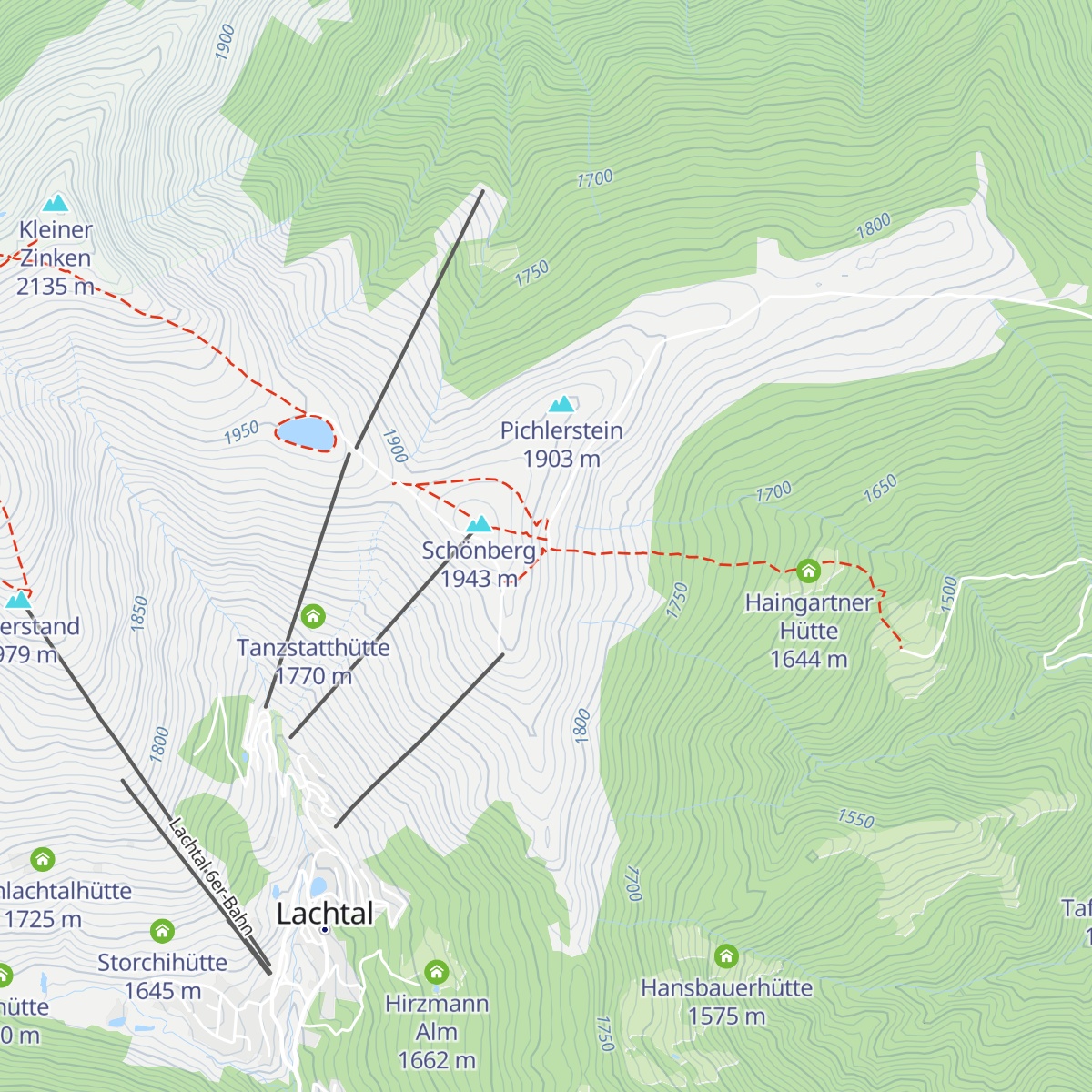 Klosterneuburgerhütte map