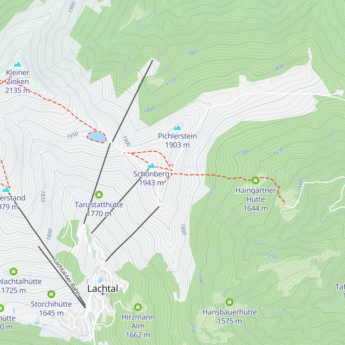 Klosterneuburgerhütte map