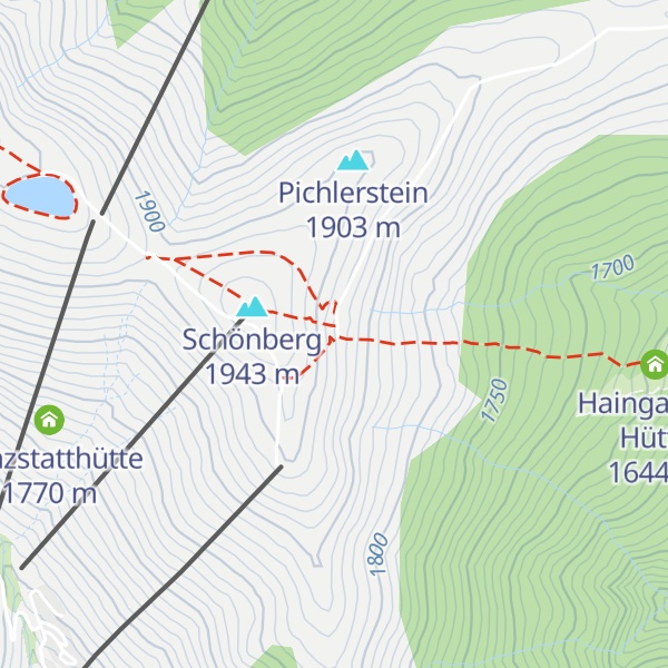 Map of Klosterneuburgerhütte