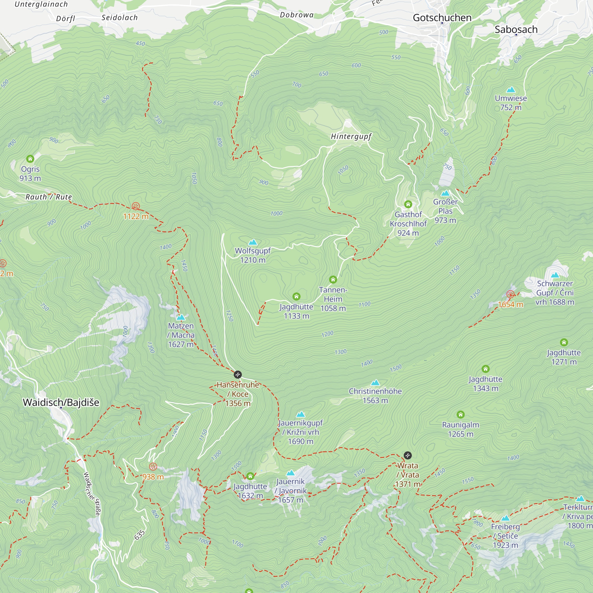 Jagdhütte map
