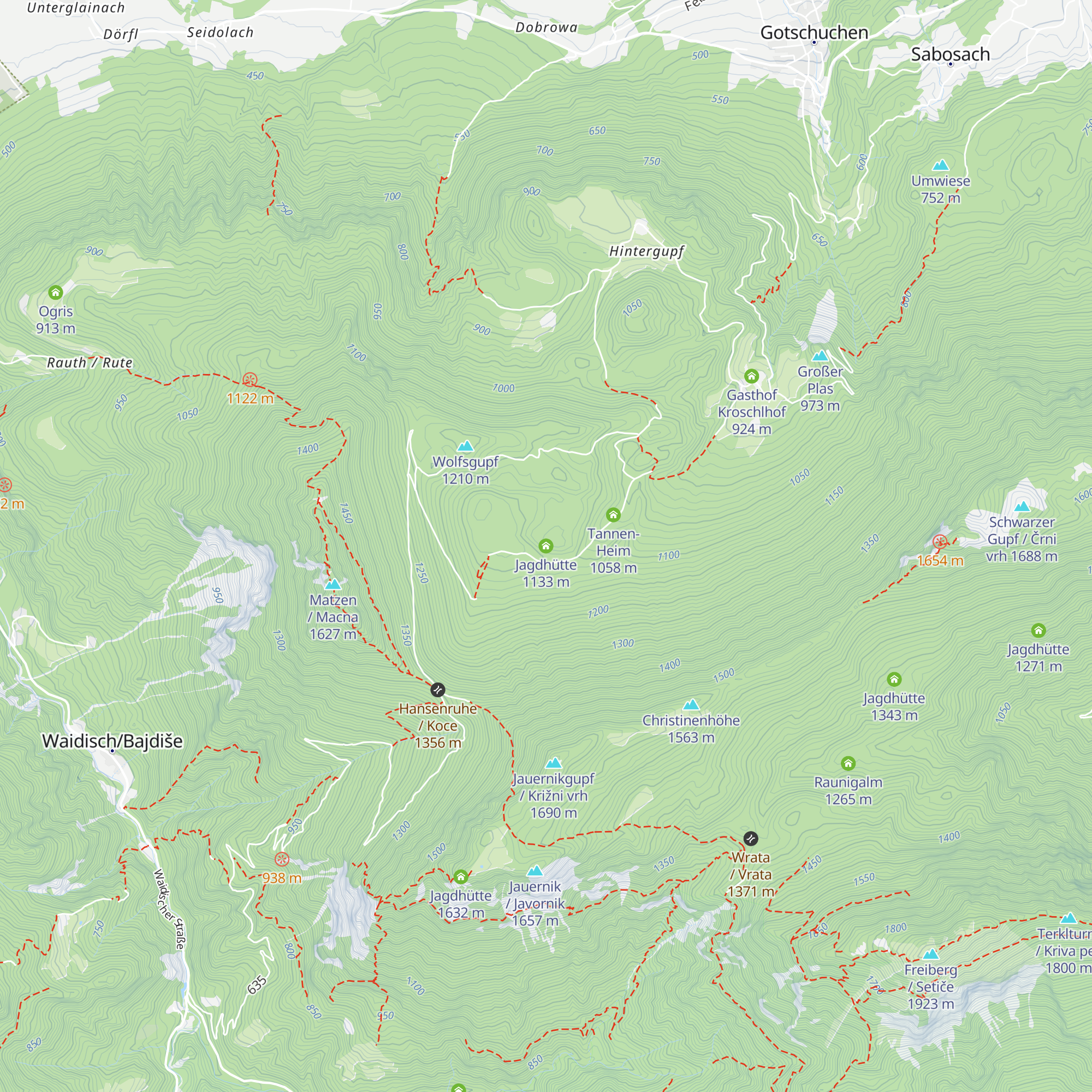 Jagdhütte map