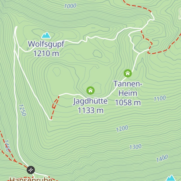 Map of Jagdhütte