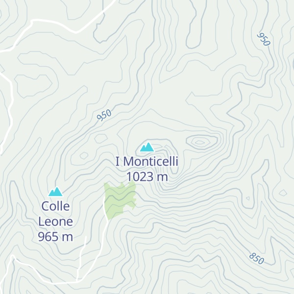 Map of I Monticelli