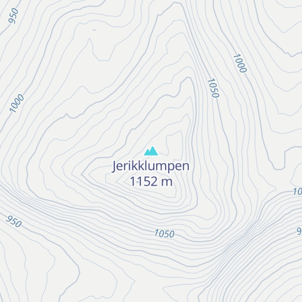 Map of Jerikklumpen
