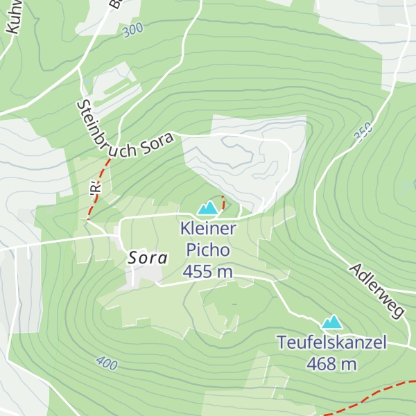 Map of Kleiner Picho