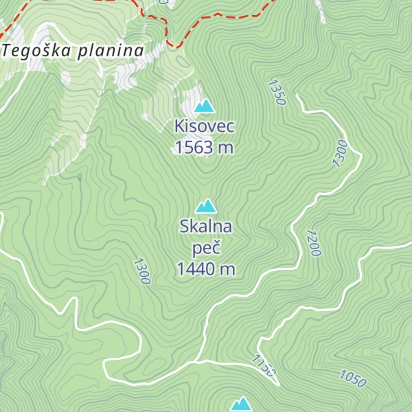 Map of Skalna peč