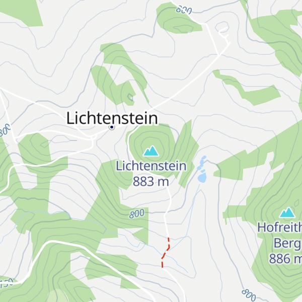 Map of Lichtenstein