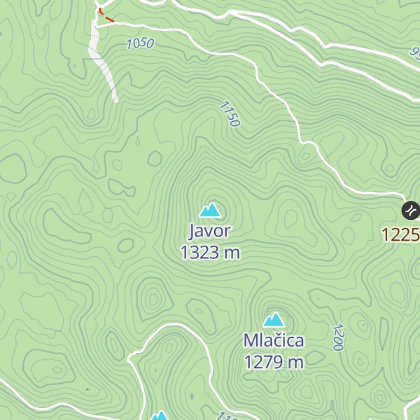Map of Javor