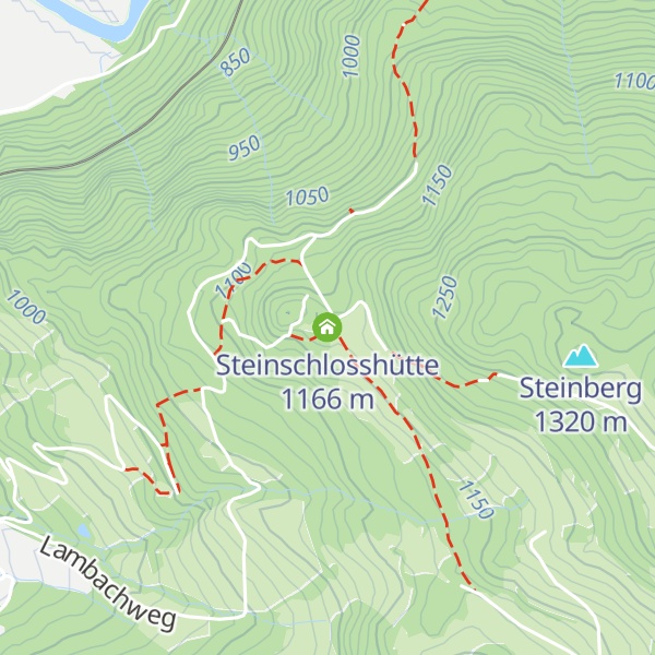 Map of Steinschlosshütte