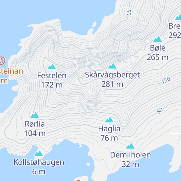 Map of Ørnhammaren