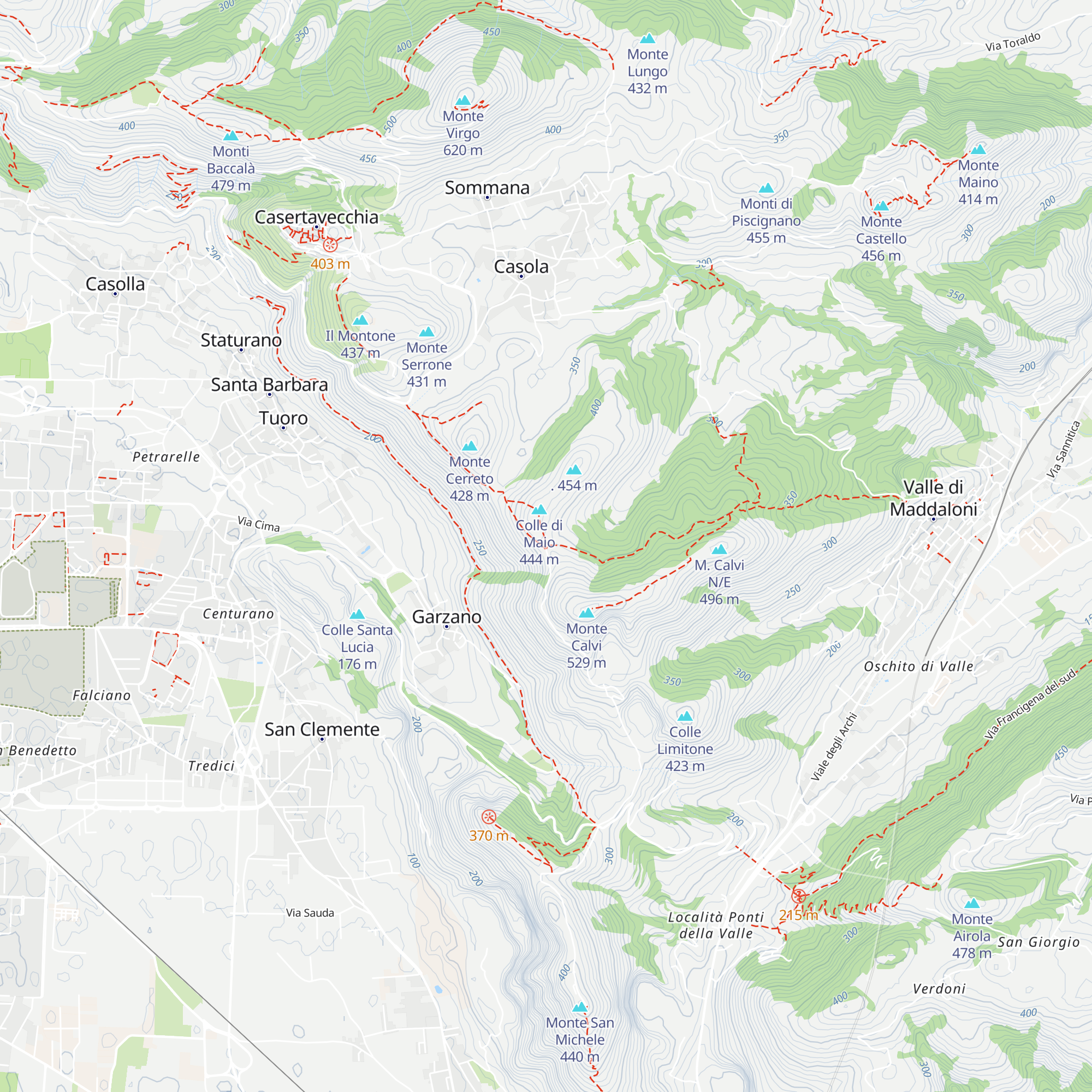 Capanna dell'eremita map