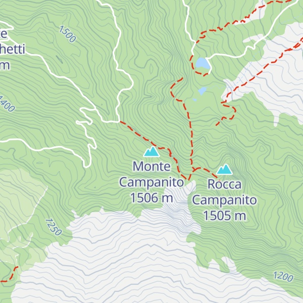 Map of Monte Campanito