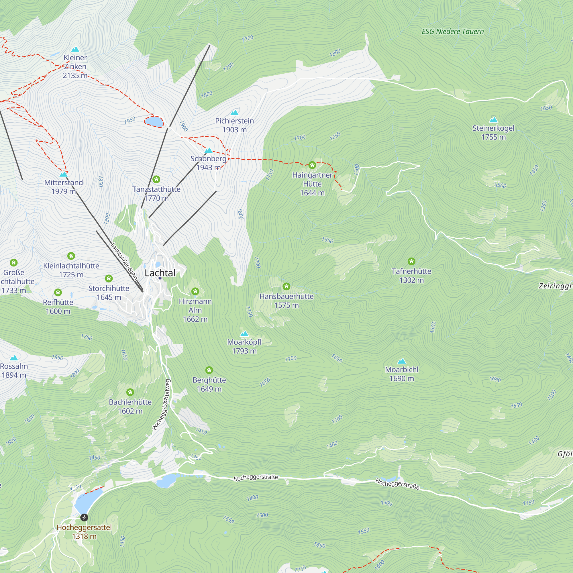 Hansbauerhütte map