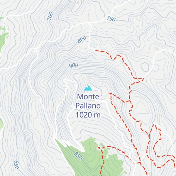Map of Monte Pallano