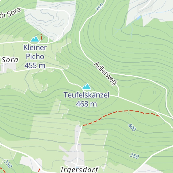 Map of Teufelskanzel