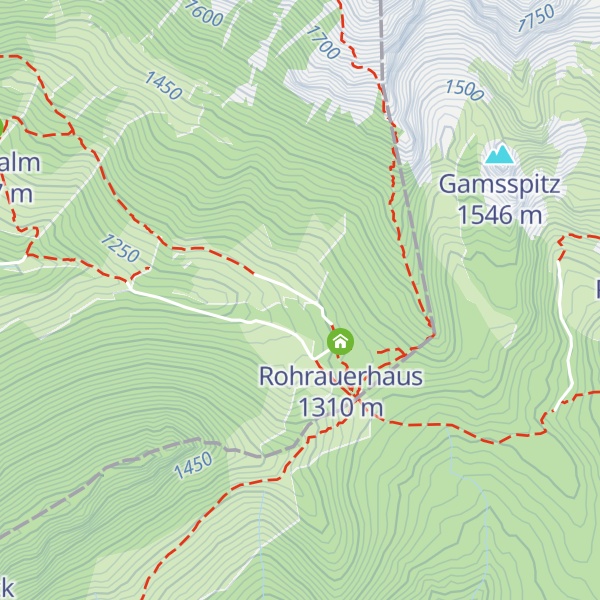 Map of Steirerhütte