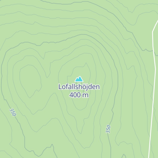 Map of Lofallshöjden