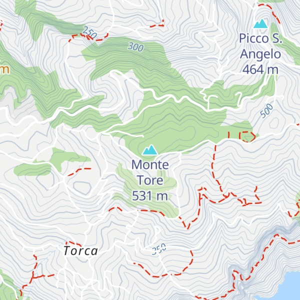 Map of Monte Tore