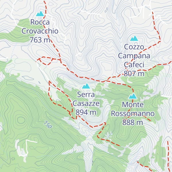 Map of Serra Casazze