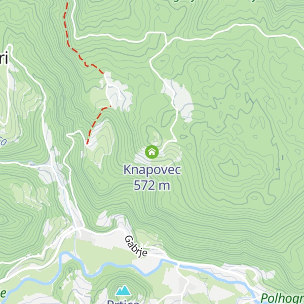Map of Knapovec