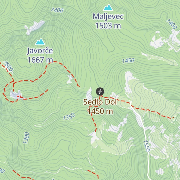 Map of Koča Pr Zdravc
