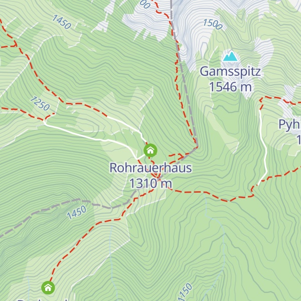 Map of Rohrauerhaus