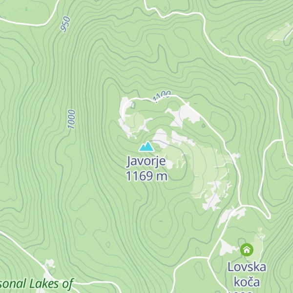 Map of Javorje
