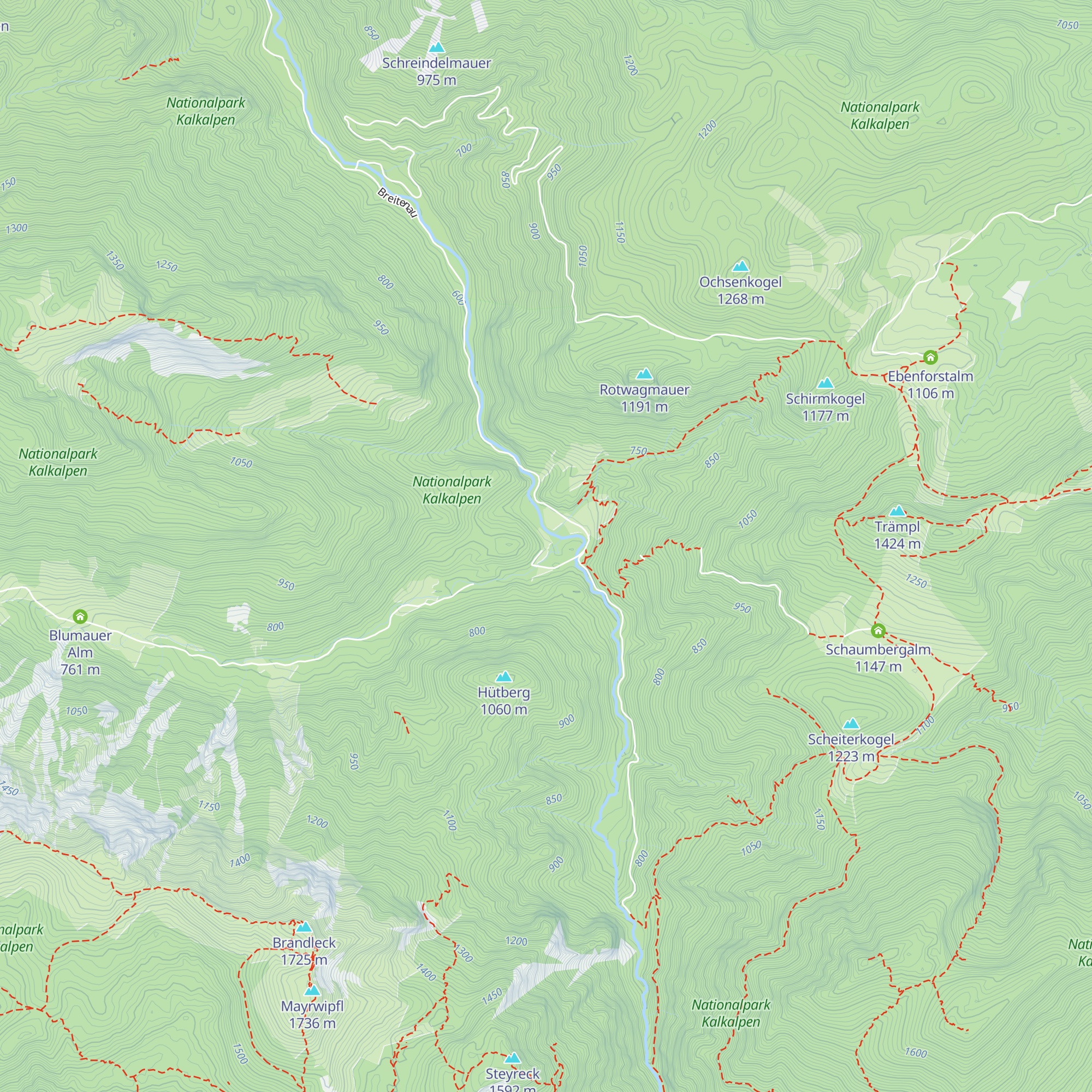 Forsthaus Bodinggraben map