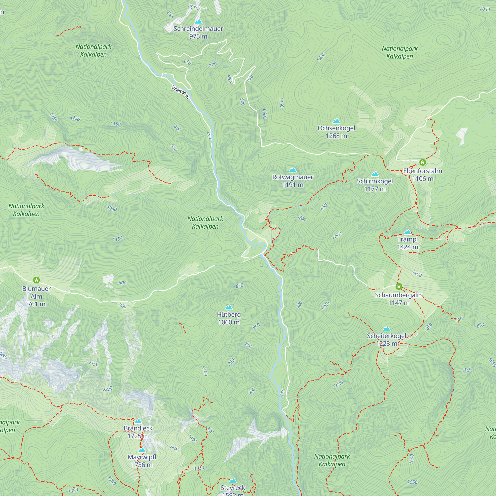 Forsthaus Bodinggraben map