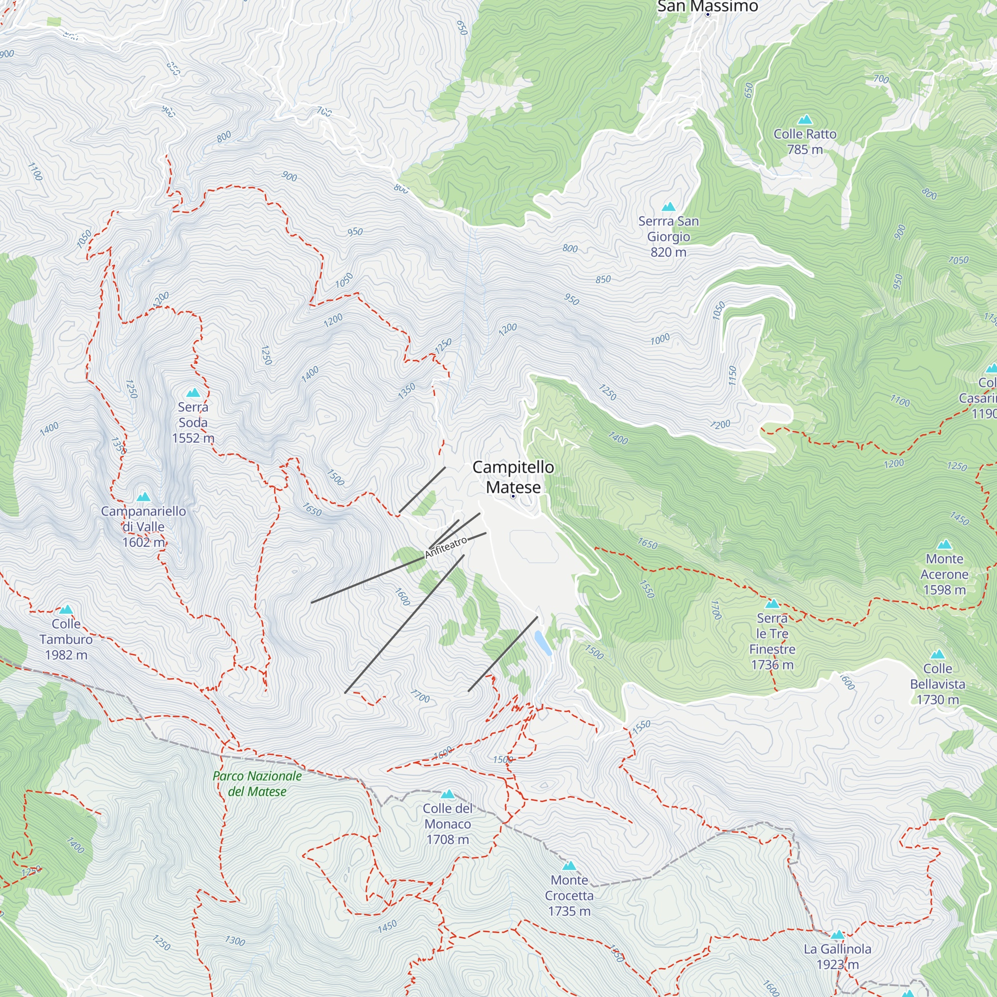 Rifugio Jezza map