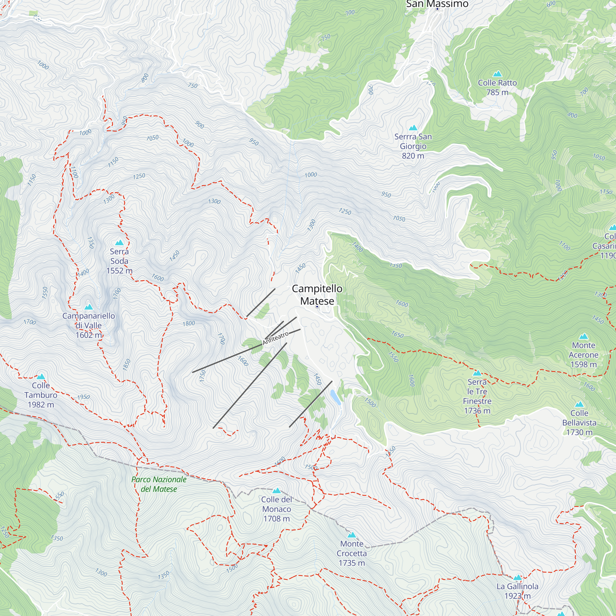 Rifugio Jezza map